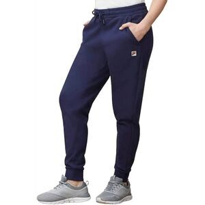 Fila Women's Navy Peacoat Cotton/Poly Fleece Joggers NEW NWT